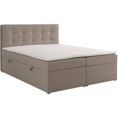 Boxspring Rodez velvet met opbergruimte en topper 180 x 200 cm | NADUVI Collection