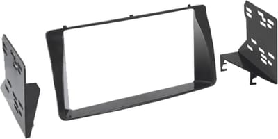 2-DIN Paneel geschikt voor Toyota Corolla (E12U/E12J) (E12T/E12TS) Corolla Verso (2.Generatie) - Kleur: Zwart