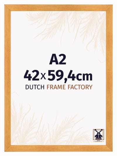 Fotolijst A2 42x59,4 cm - MDF - Oranje - Praag
