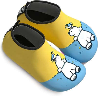 Kinderschoenen voor wateractiviteiten, lichtgewicht en opvouwbaar, ideaal voor zwemmen, surfen en strandplezier