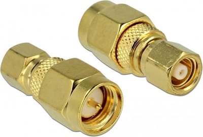SMA (m) - SMC (m) adapter - 50 Ohm
