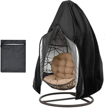 Hangstoelhoes - Schommelstoelhoes - Meubels Beschermen - Waterdicht Oxford Materiaal - 231x200cm - Zwart