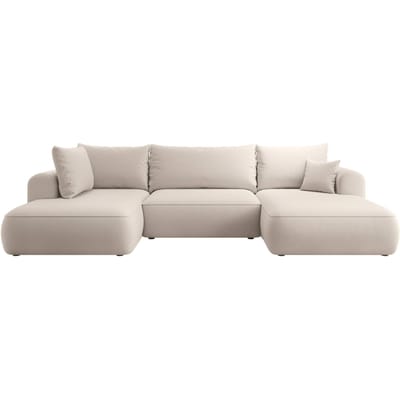 U-bank Philipa links velvet met slaapfunctie | Selsey Design