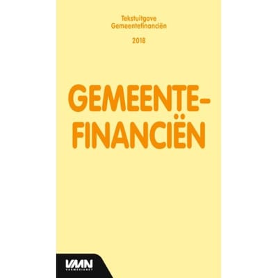Gemeentefinanciën / 2018 - Tekstuitgave