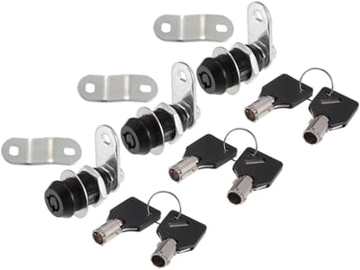 Dailygoods- Vergrendelingsset Duurzaam - RV/Campervergrendelingsset - Zinklegering - Complete Set - Extra Beveiliging - Geschikt voor de meeste RV's - Slotset