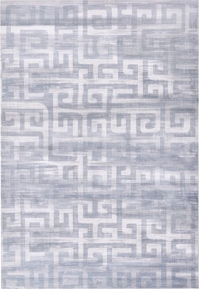 BEYDAG - Loper vloerkleed - Grijs - 140 x 200 cm - Stof