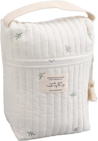 Baby Luiertas Set - Mama Tas Kinderwagen - Baby Spullen Meenemen - Compleet Pakket Inclusief - Verschillende Maten - Blad Patroon