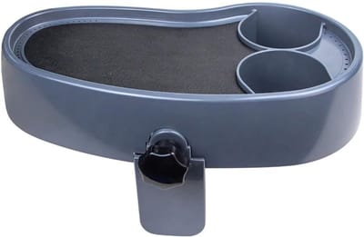 Badkuip Lade - Badaccessoire Spa - Ontspannen in Bad - Verstelbaar Klemontwerp - 40 cm - Zwart