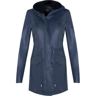 Dames halflange parka-jas met capuchon-Oakengates