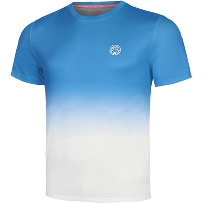 BIDI BADU Crew Gradiant T-shirt Heren-Blauw,Wit