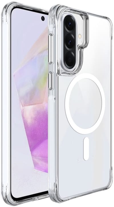 Coverup Hoesje - Geschikt voor Samsung Galaxy A57 Hoesje - Coverup Transparant TPU Back Cover - MagSafe Compatible - Transparant