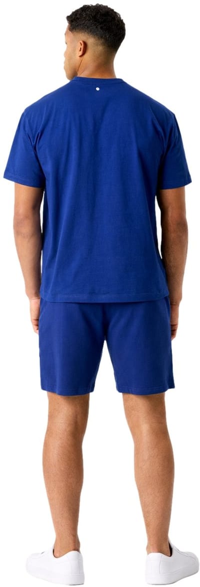 Björn Borg heren O-hals shirt classic logo blauw