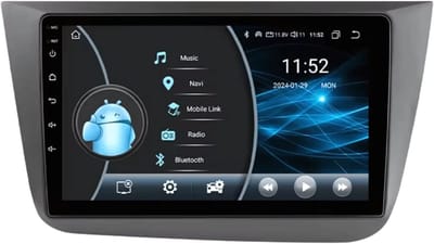 Autoradio met bluetooth - Carplay - Voor Seat Altea & Toledo (2004-2015) - Geschikt voor Apple en Android - Stereo - Navigatie - Navigatiesysteem auto - 2GB 32GB