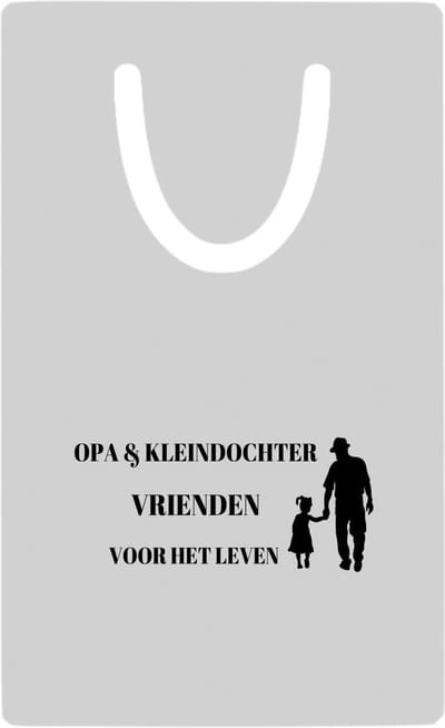Hacebo® - opa en kleindochter vrienden voor het leven metalen boekenlegger - Vriend - opa/kleindochter - opa cadeautjes - cadeau - kado - geschenk - kleindochter verjaardag - kleindochter artikelen Bladwijzer boekenleggers - 7.6 cm x 5cm