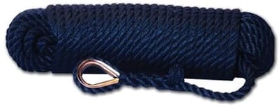 Hollex Kant en Klare Ankerlijn Polypropyleen – Navy – 10 mm x 20 meter
