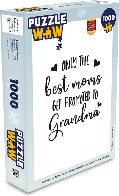 Puzzel Je wordt oma - Cadeau - Quote - Legpuzzel - Puzzel 1000 stukjes volwassenen
