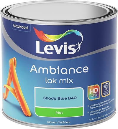 Levis - Ambiance Lak Mat Mix - Shady Blue B40 - Mengverf - 0,5 L