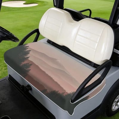 Vervangende hoezen voor golfkarren, antislip vezel zithanddoek, universele pasvorm voor 2-zits golfwagen, 130 x 78,5 cm, duurzaam, waterafstotend en gemakkelijk te reinigen