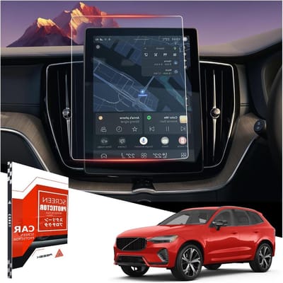 Displaybeschermfolie voor XC60 PHEV 2025, 9H gehard glas, navigatie touchscreen bescherming en accessoires