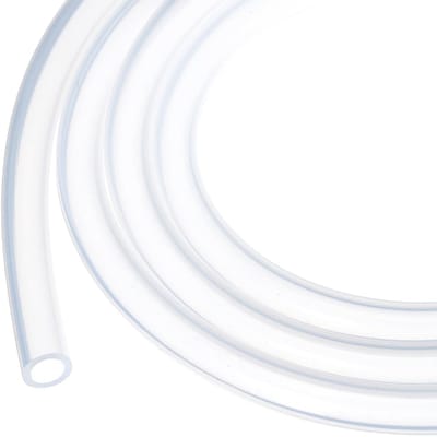 Dailygoods- Siliconen Tubing 20ft - Flexibele Slang 7mm ID - 10mm OD - Transparant - Voor Irrigatie/Brouwen - Hoog Temperatuur Bestendig - Siliconenslang