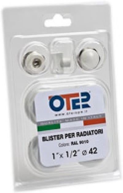 Universele aansluitset voor aluminium radiatoren 1/2 inch