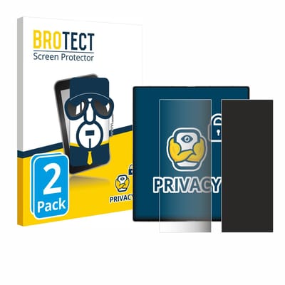 BROTECT - privacy screenprotector voor Samsung Galaxy Z Fold 6 5G (Inner display) - Folie Beschermfolie Blauwlichtfilter 2 Stuks