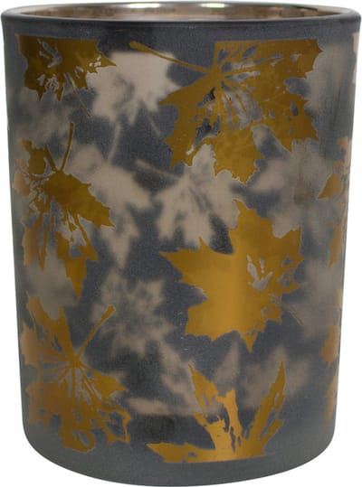 windlicht herfst bladeren medium 12cm