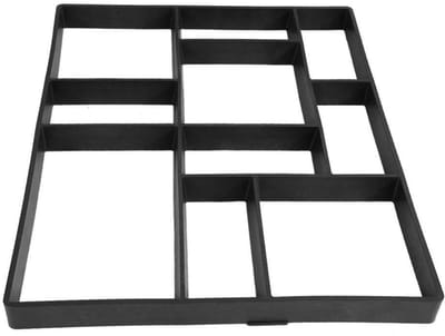 Dailygoods- Betonvorm 60,5 x 50 x 4,5 cm - Herbruikbaar - DIY - Stepping Steen - Tuinpad Mal - Eenvoudig te gebruiken