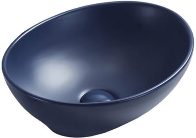 Mexen Elza opzetwastafel 40 x 33 cm, mat donkerblauw - 21014042