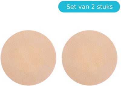 Nipple Covers - Tepelstickers - Tepelbedekkers - Stof - Rond - Set van 2 stuks