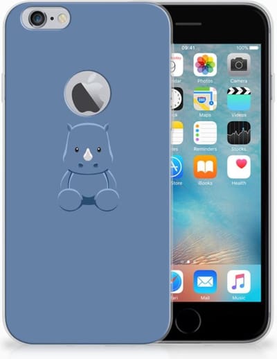 Apple iPhone 6 Plus | 6s Plus Telefoonhoesje met Naam Baby Rhino