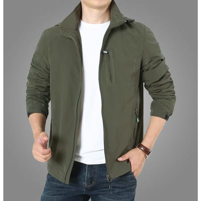 Herfst Nieuwe Assault Jas Heren Tops Outdoor Sport en Vrije Tijd Dunne Grote Maat Windjack Jas met Capuchon Trendy 7XL white
