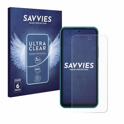 Savvies - Screenprotector voor Nokia XR20 - Folie Beschermfolie transparant 6 Stuks