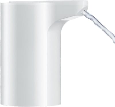 Watertafelpomp - Waterpomp Zandtafel - Buiten Spelen - Draadloos Batterij Aangedreven - 10 x 11.2 x 6.4 cm - Wit