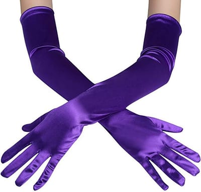 Elegante Satijnen Cosplay Handschoenen voor Halloween en Bruiloften - Perfect voor Avondfeesten en Opera's