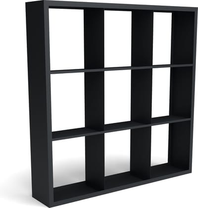 Beltza zwarte houtopslag onderverdeling 9 vakken 2000x385x2000 mm