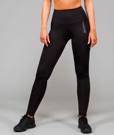 Marrald High Waist Pocket Sportlegging | Zwart - S dames yoga fitness