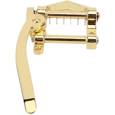 Staartstuk Vibrato Brug voor voor SGTeleLP Platte Top Elektrische Gitaar TremolosysteemGoud beige