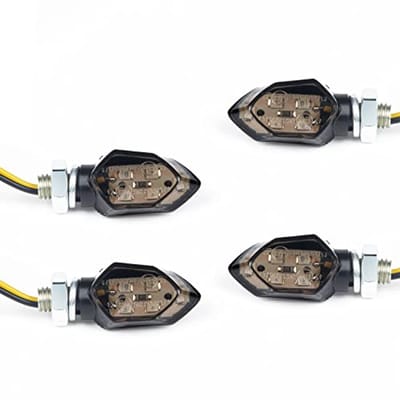 Led Knipperlichten voor Motorfiets - Sequentieel, Schokbestendig en Waterdicht - 4 Stuks 12V