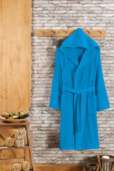 Sauna - Ochtendjas - Turkoois - Badstof - Wellness - Valt L