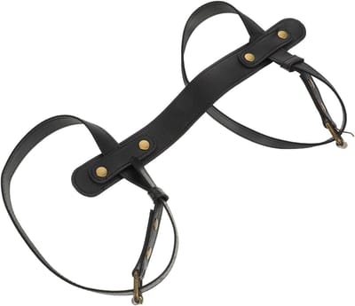 Draagband Yogamat - Matriem Opbergriem - Sporten Onderweg - Universeel Verstelbaar - 27.5 cm - Zwart