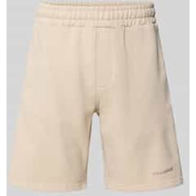 regular fit sweatshorts met gestikt logo