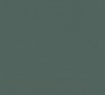LINNENLOOK BEHANG | Basic - Groen Petrol - Living Walls Anna d'Andrea