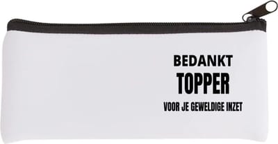 Akyol - bedankt topper voor je geweldige inzet Etui - Collega - collega - cadeautje voor inzet tonen - bedankt voor alles - geschenk - 20 bij 9 cm