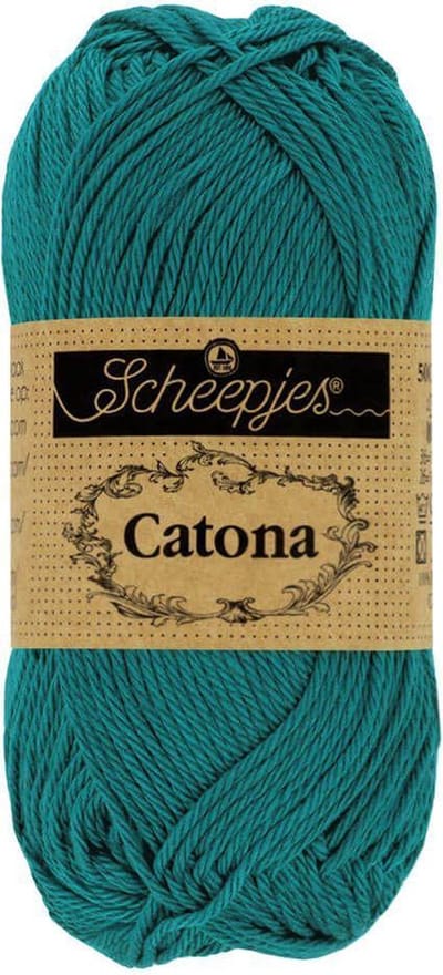 Scheepjes Catona 10gr - 401 Dark Teal