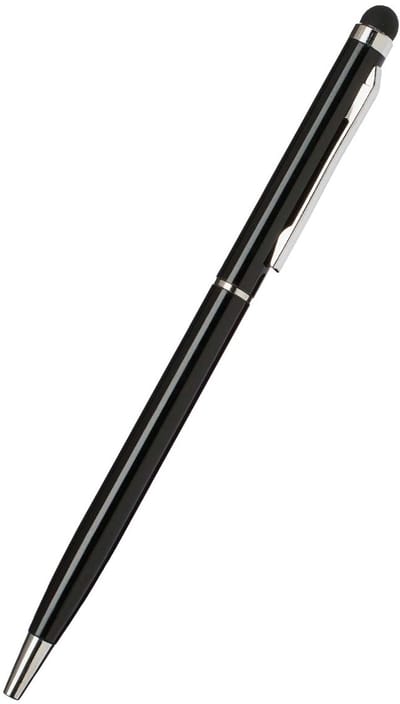 Bigben Connected, Lichtgewicht en praktische 2-in-1 universele stylus met balpenfunctie, Zwart