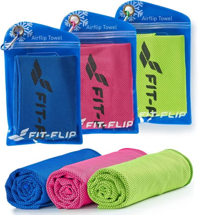 Verkoelende Handdoek Set van 3 – Ideaal voor Sport, Outdoor en Reizen