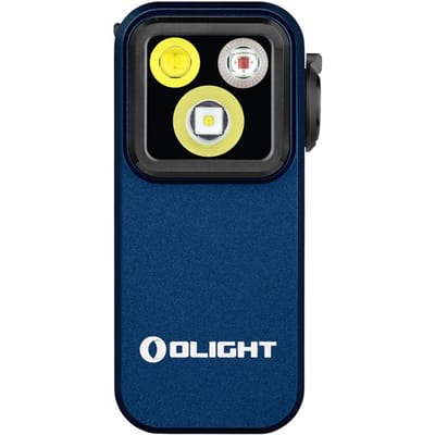 Olight Oclip Pro Midnight Blue – Compacte Clipzaklamp Met Floodlight, Spotlight En Rood Licht