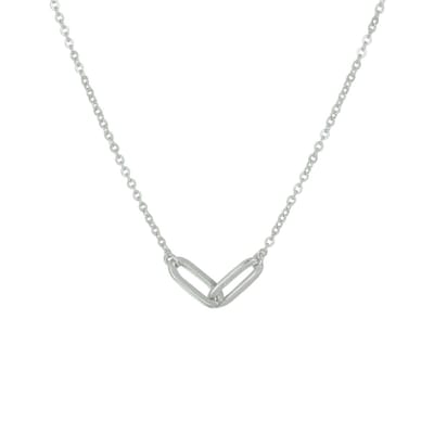 Zilver Gerhodineerde Collier 1 1332305