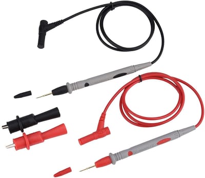 Banaanstekker Stapelbaar, Probe Precieze 1000V 20A Ultrascherpe multimeter Brede toepassing Elektrische multimeter voor mini-IC-pinnen Led-verlichting voor digitale multimeter